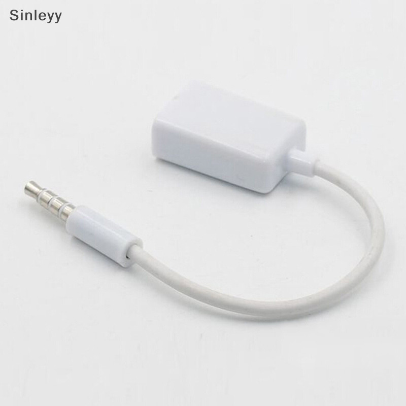 Nle แจ็คปลั๊กเสียง aux ตัวผู้ 3.5 มม. เป็น usb 2.0 สายแปลงหญิงสายรถ mp3 N - รูปที่ 3