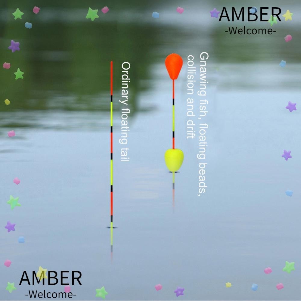 Amber เหยื่อตกปลา หางลอยน้ํา 10 50 100 ชิ้น DIY