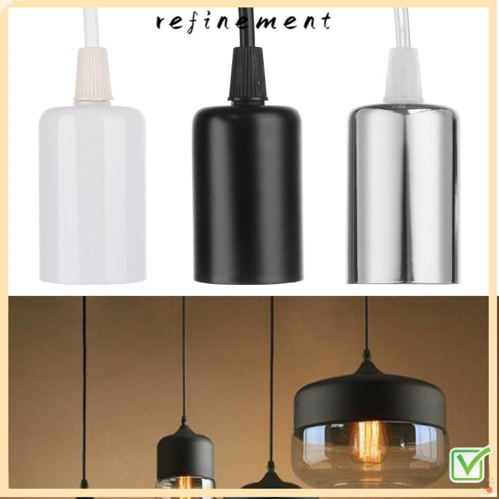 Refinement 0.5m/0.8m/1m/1.2m/1.5m/2m E27 โคมไฟผู ้ ถือ Home Decal Vintage Retro Cord Grip จี ้ หลอดไ