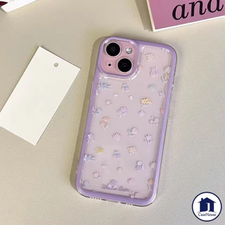 เคสนิ่มใสลายดอกไม้เรียบง่าย เข้ากันได้กับ Samsung S23 S25 A17 A07 A26 A56 A06 A15 A05 A54 A05s A14 A32 A03s A24 A12 A34