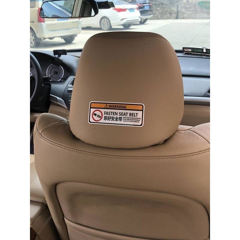 Bumper Stickers Please Fasten Your Seat Belt Warning Car Stickers Bumper Stickers in-Car Car Bumper 