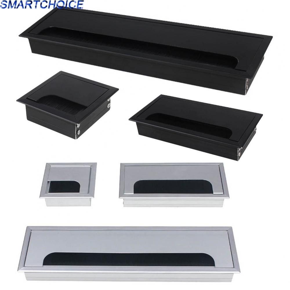 Aluminum Alloy Desk Grommet Hole Cover for Office and Home Cable Control