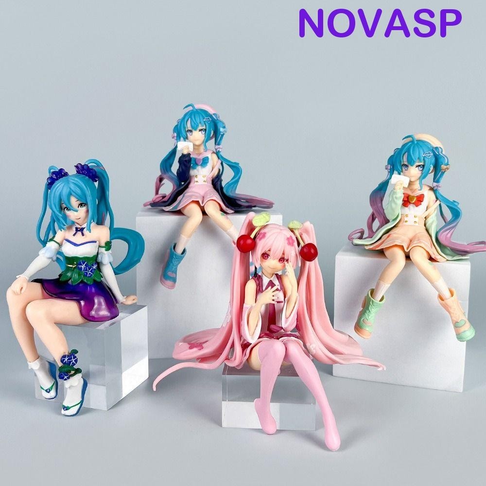 Novasp Hatsune Miku รูป, Kasugano Sora Tsukino Usagi Lillie Action Figure, Beauty Sailor Suit Girl Figurine Wonderland Elaina ตุ๊กตาเด็ก