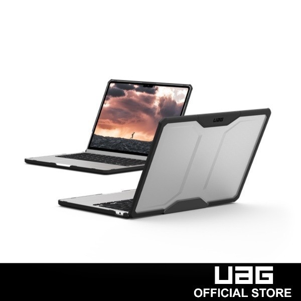 เคส UAG Plyo สําหรับ MacBook Air 13" / 15" (2022 M2, 2024 M3) - Ice/Black