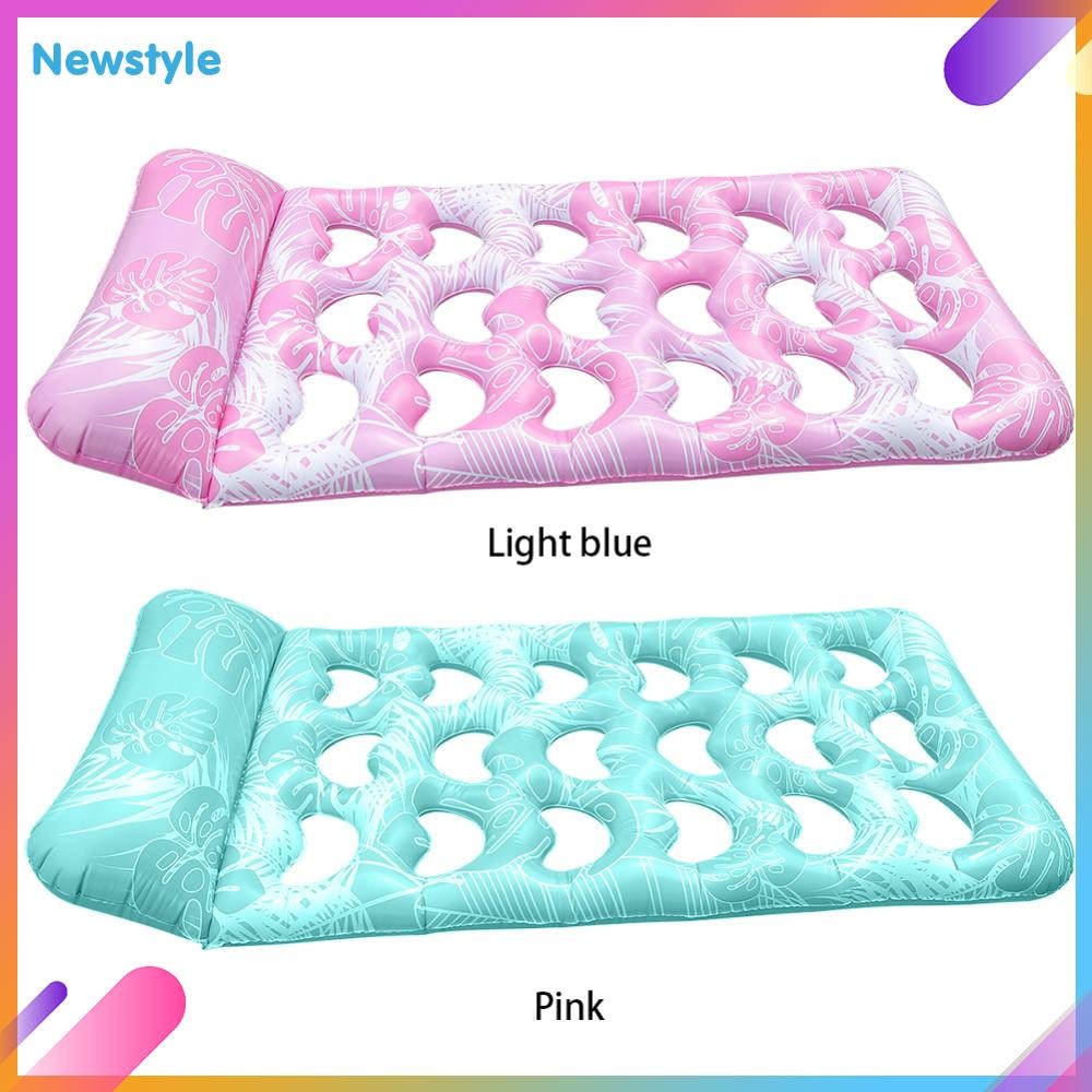 จัดส่งจากกรุงเทพ🚚เตียงลอยน้ําพอง Inflatable Water Sleeping Bed ที่นอนลมสระว่ายน้ําพีวีซี PVC Floating Lounger ที่นอนสระว่ายน้ําแบบพับได้ที่นอน แบบพกพาสําหรับชายหาดทะเลสาบ - รูปที่ 2