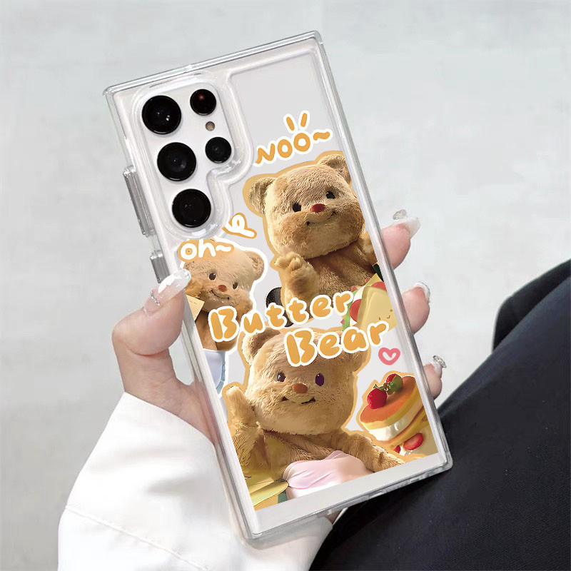 เคสโทรศัพท์มือถือ เคสใส ลายการ์ตูน น่ารัก Samsung A55 A15 A25 A35 A05 A05S A14 A24 A34 A54 S24 S22 S23 FE ULTRA A16 A06