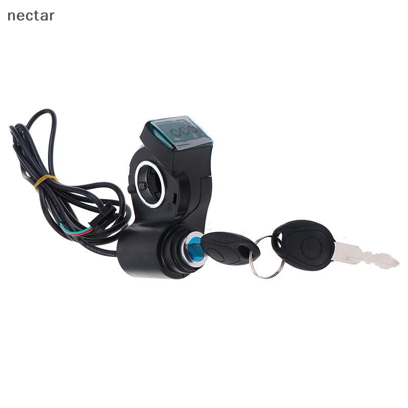 TAR Electric Thumb คันเร่งแรงดันไฟฟ้าจอแสดงผลพร้อมกุญแจล็อค N