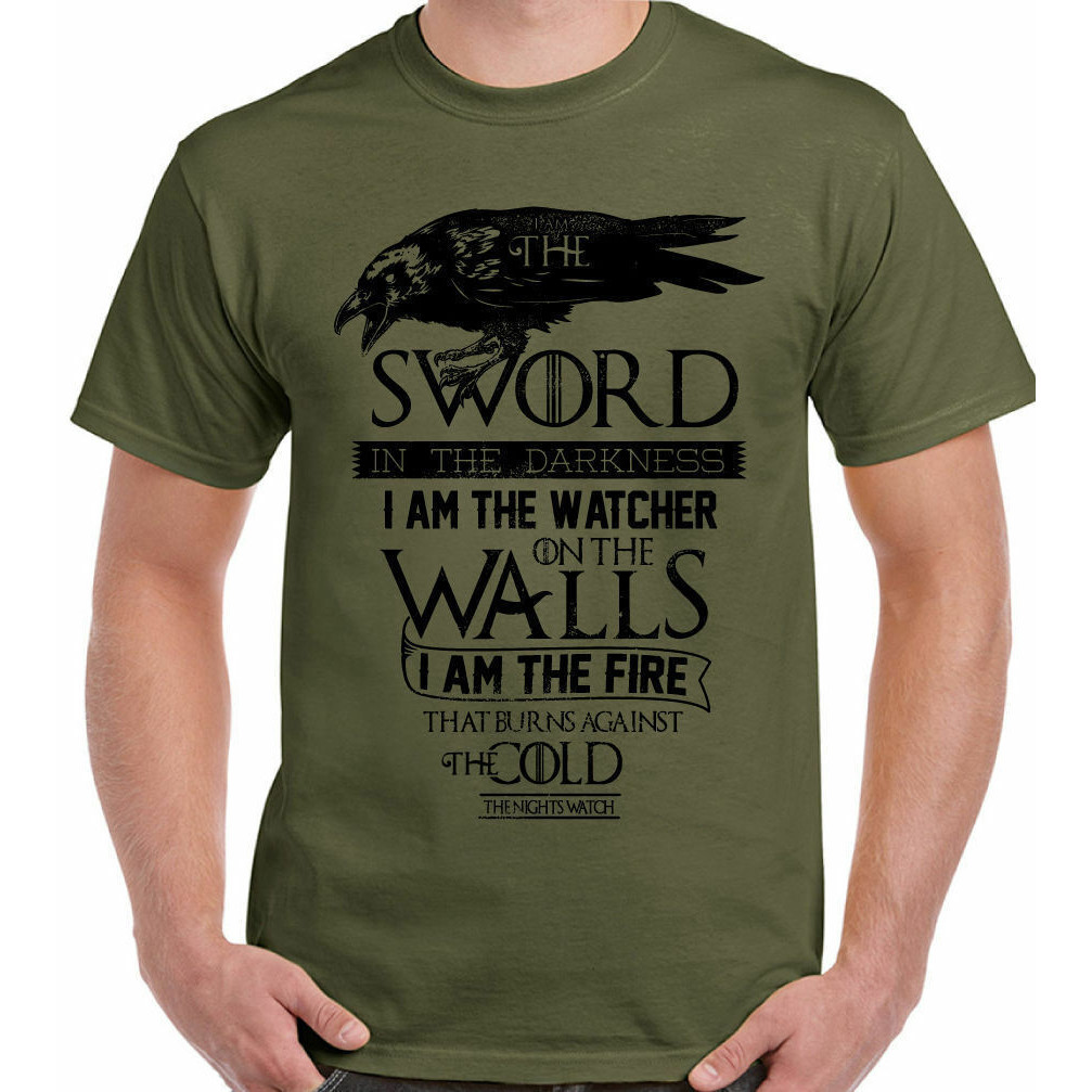 เสื้อยืด I Am The Sword Mens Got Jon Snow John