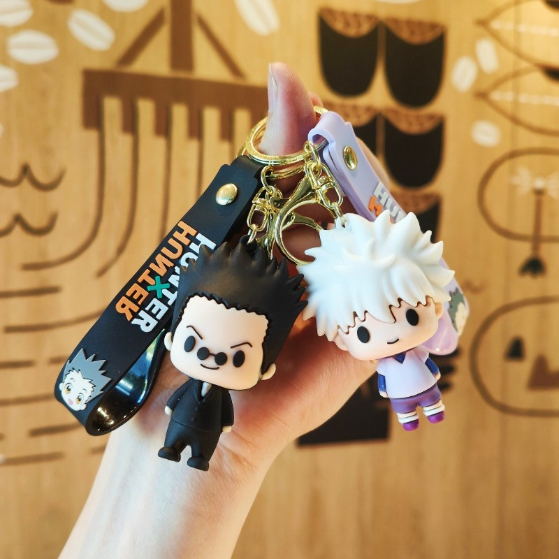 Anime Hunter X Hunter Hisoka Kurapika Killua Zoldyck Key Chain จี้คอสเพลย์พวงกุญแจ Prop