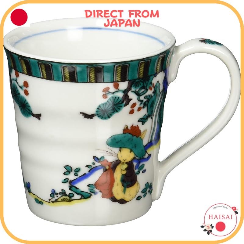 [ส่งตรงจากญี่ปุ่น]Yamakasyoten Peter Rabbit Mug Cup 250Ml Kutani Ware Benjamin Made In Japan Pr2142-