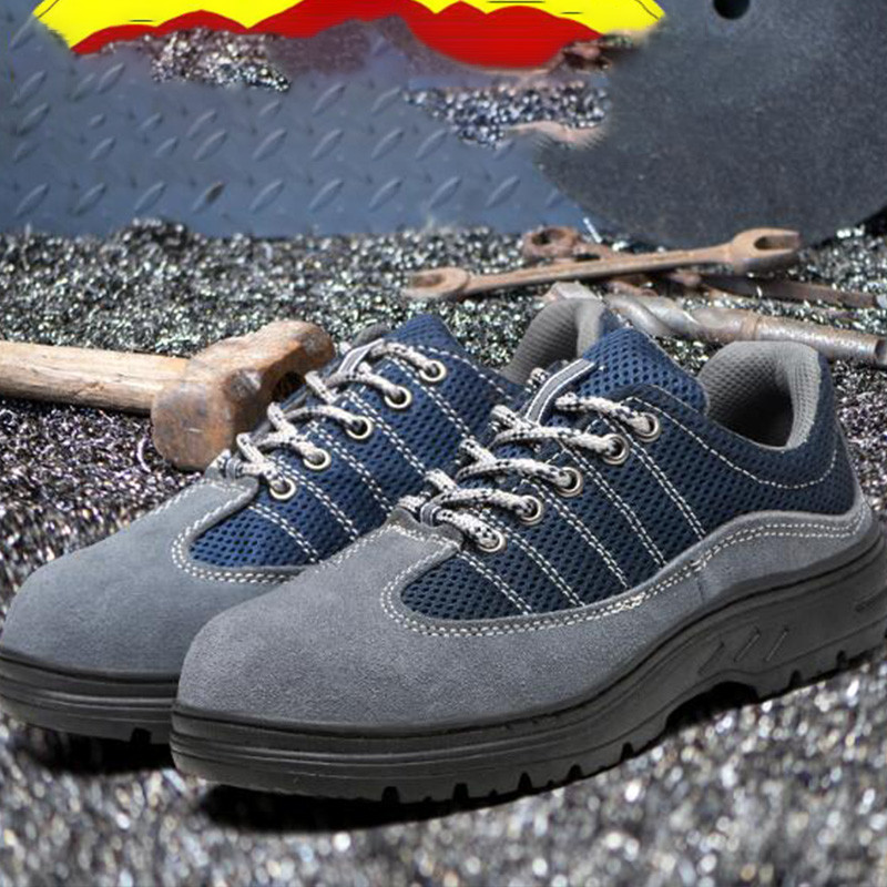 รองเท้าเซฟตี้หัวเหล็ก พื้นเหล็ก work shoes men