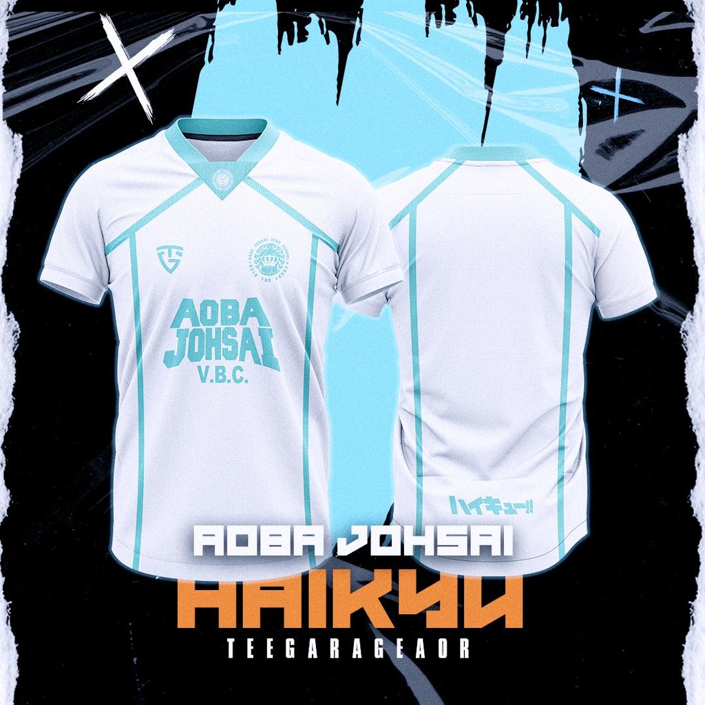 HAKYUU AOBA JOHSAI JERSEY LYCRA 280GSM