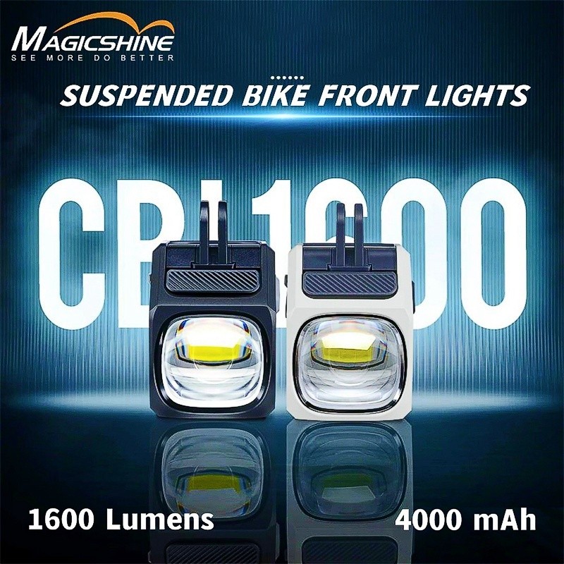 Magicshine CBL1600 แขวนตัดสายจักรยานไฟด้านหน้า CBL 1600 Lumens ไฟหน้าจักรยาน LED MTB ไฟหน้าสีดําสีขาวรีโมทคอนโทรลไร้สายต่ํา High Beam รีโมทคอนโทรล