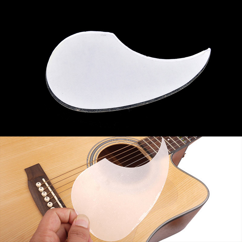Springevenepic 1 ชิ้นโปร่งใสหยด Shell Self-ing Pickguard สําหรับกีตาร์โปร่งโปร่งใสใหม่
