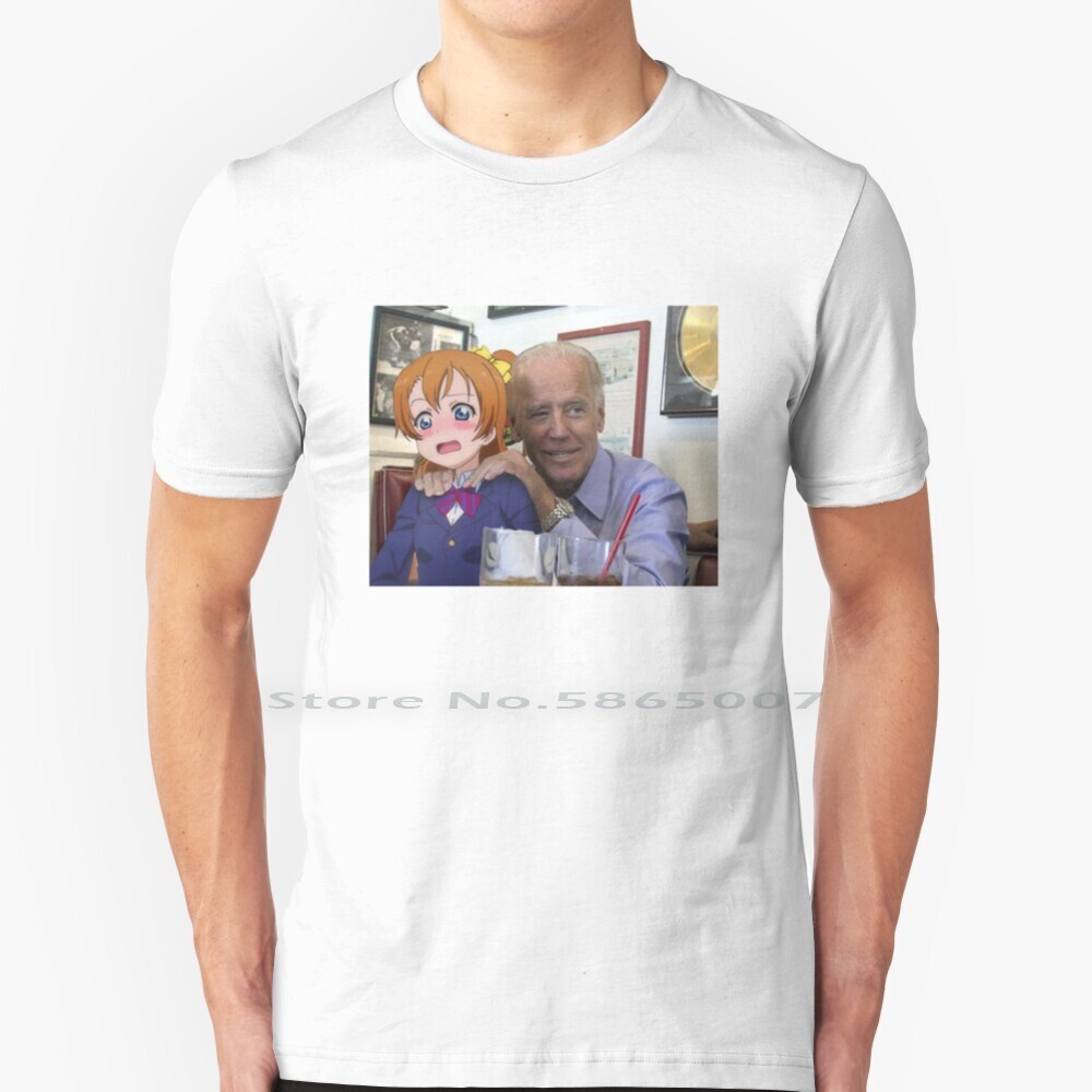 Joe Biden พร้อมอะนิเมะ T เสื้อ 100% Cotton Joe Biden อะนิเมะ Democratic หลัก Presidential การเลือกตั