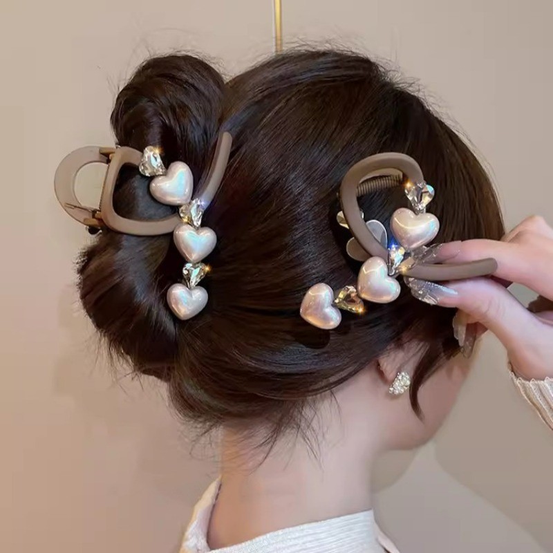 Love Pearl Hairpin ผู้หญิงs แฟชั่นเกาหลี Elegant กิ๊บติดผมเครื่องประดับผม