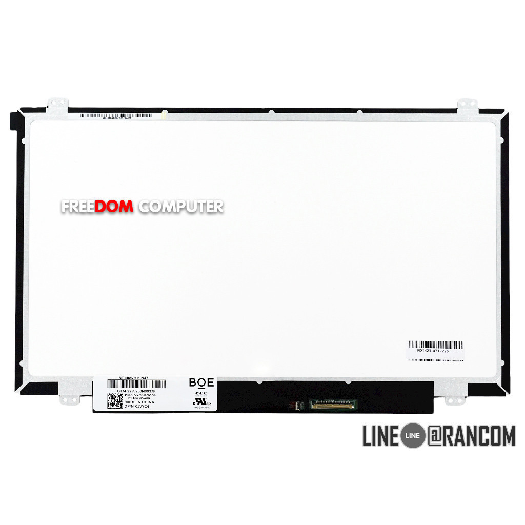 จอโน๊ตบุ๊ค LENOVO Y480 V480 V480C T430 T420 S410 S410P E430 E431 K4450 Z400 G400S V470 (14.0 LED 40P