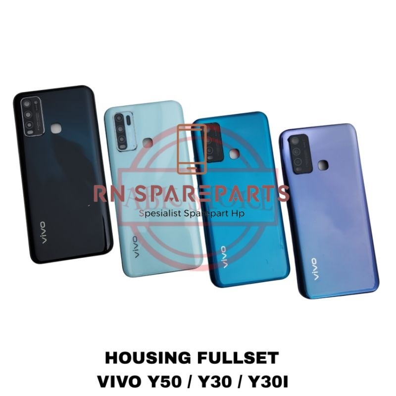 งานด้านหลัง CASING CASING CASING HOUSING FULLSET VIVO Y50 / Y30I BACKDOOR FULLSET (RN อะไหล่)