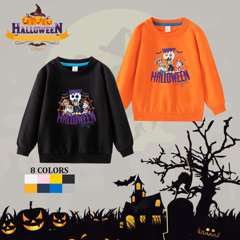 เสื้อแขนยาวเด็ก Paw Patrol ฮาโลวีน ผ้าฝ้าย สเวตเตอร์เด็กชาย-เด็กหญิง TWY009