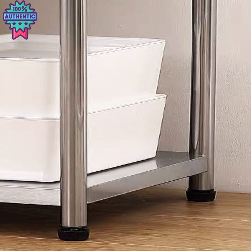 360 official  CJ2 ชั้นวางของในครัว ชั้นสแตนเลส ชั้นวางหม้อ มี 3 ขนาด