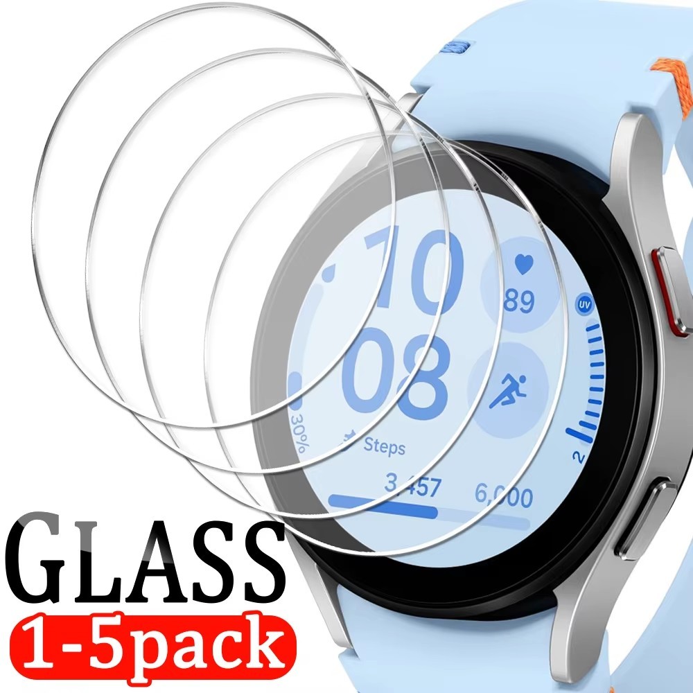 ฟิล์มกระจกนิรภัย 1-5 ชิ้นสําหรับ Samsung Watch FE - 3D Watch Screen Cover - ฟิล์มกันรอยป้องกันรอยขีดข่วน - HD Clear Screen Protectoer - ฟิล์มครอบคลุมเต็มรูปแบบโปร่งใส