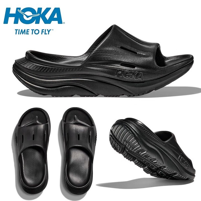 Hoka ONEONE ORDA RECOVERY SLIDE 3 ใหม่ผู้ชายและผู้หญิง EVA ยางรองเท้าแตะกันน้ําแฟชั่นรองเท้าแตะกีฬา