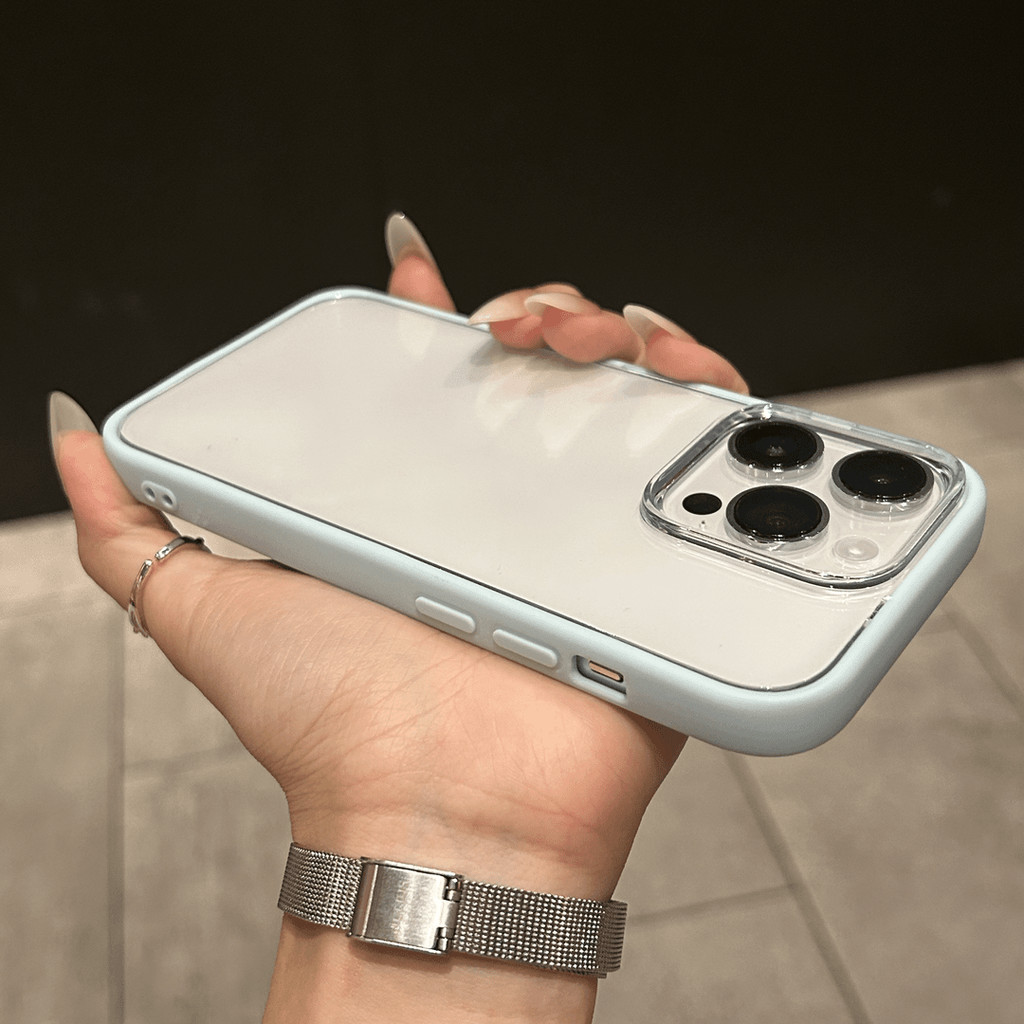 ขั้นสูงสีทึบเยลลี่2-in-1เคสโทรศัพท์โปร่งใสสําหรับiphone15 Pro Max 14 13 12 11 Pro Maxปลอกกันกระแทกป้องกันกล้องนุ่มปกหลัง