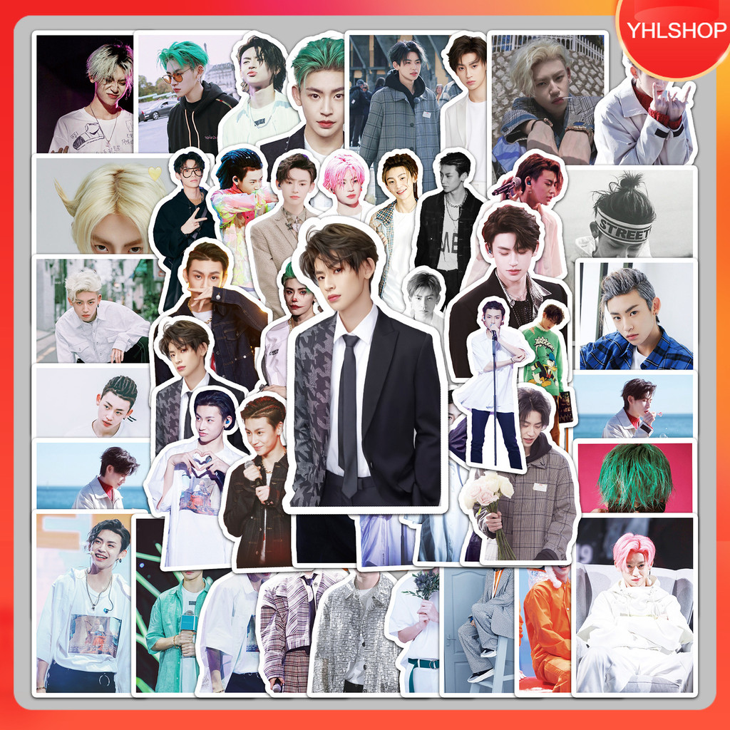 🍁YHL🍁พร้อมส่ง 50แบบ หวัง หลินข่าย เสี่ยวกุ่ย Wang Linkai Hiphop Xiǎo Guǐ Lil Ghost Singer Sticker