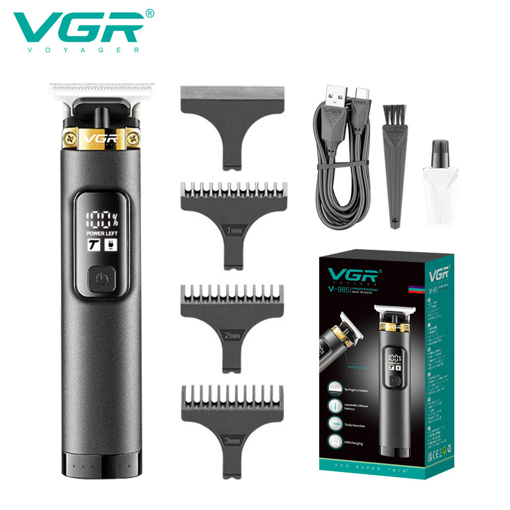 VGR V985 หรือ VGR082 Professional ไร้สายผม Trimmer Researchable ตัดผม clipper เครื่อง