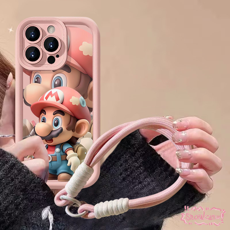 รูปแบบการ์ตูนน่าร Super Mario Bros เคสSamsung A15 A03s A05s A25 A24 A54 A52 A03 A05 A14 A23 A12 A21s A32 A50 A13 A34 A53