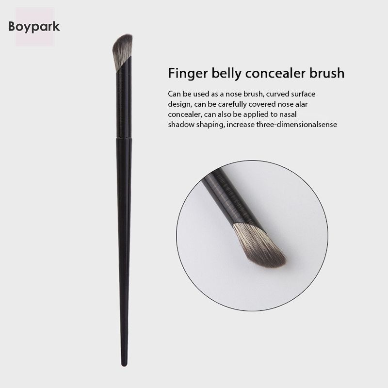 BY.thTraceless Finger Pulp คอนซีลเลอร์แปรงแปรงแต่งหน้าเครื่องมือความงามไม้ Handle Universal แปรงแต่งหน้า-BY