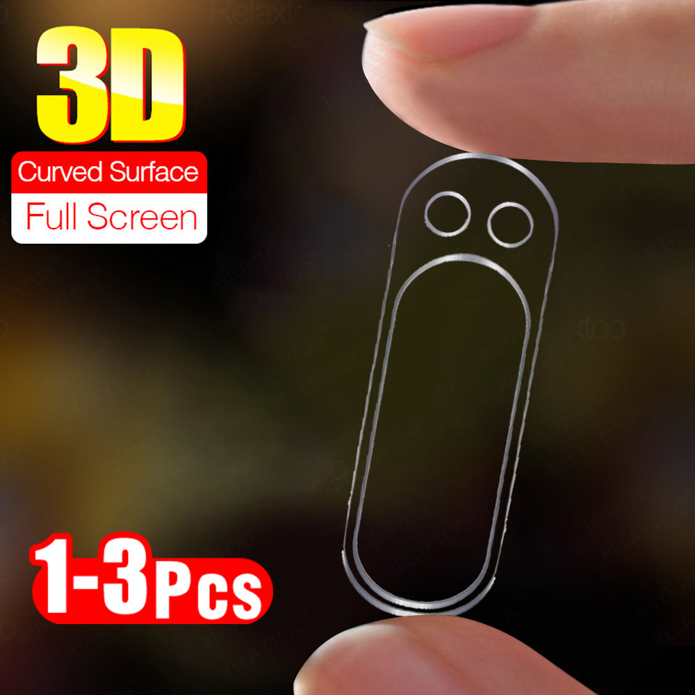 1-3pcs ด้านหลังเลนส์กระจกนิรภัยสําหรับ Google Pixel 9 Pro XL 5G 3D โค้งกล้องเลนส์ Protector Pixel9Pr