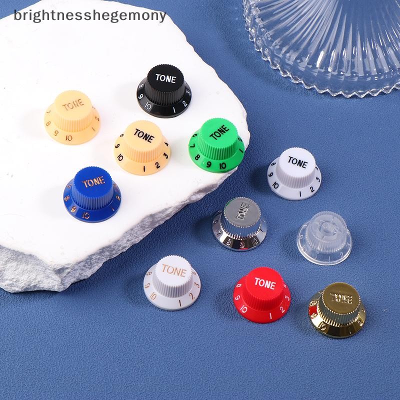 Bgth 3 ชิ้น/เซ็ตที่มีสีสันกีตาร์ไฟฟ้าพลาสติกปุ่มควบคุม DIY กีตาร์อะไหล่ Tone Knob สําหรับกีตาร์ไฟฟ้า Pickup กีตาร์อุปกรณ์เสริม Vary