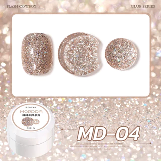 สีทาเล็บเจลสีกลิตเตอร์ กากเพชร สีสวย เงางาม มีให้เลือก 4 สี *พร้อมส่ง*