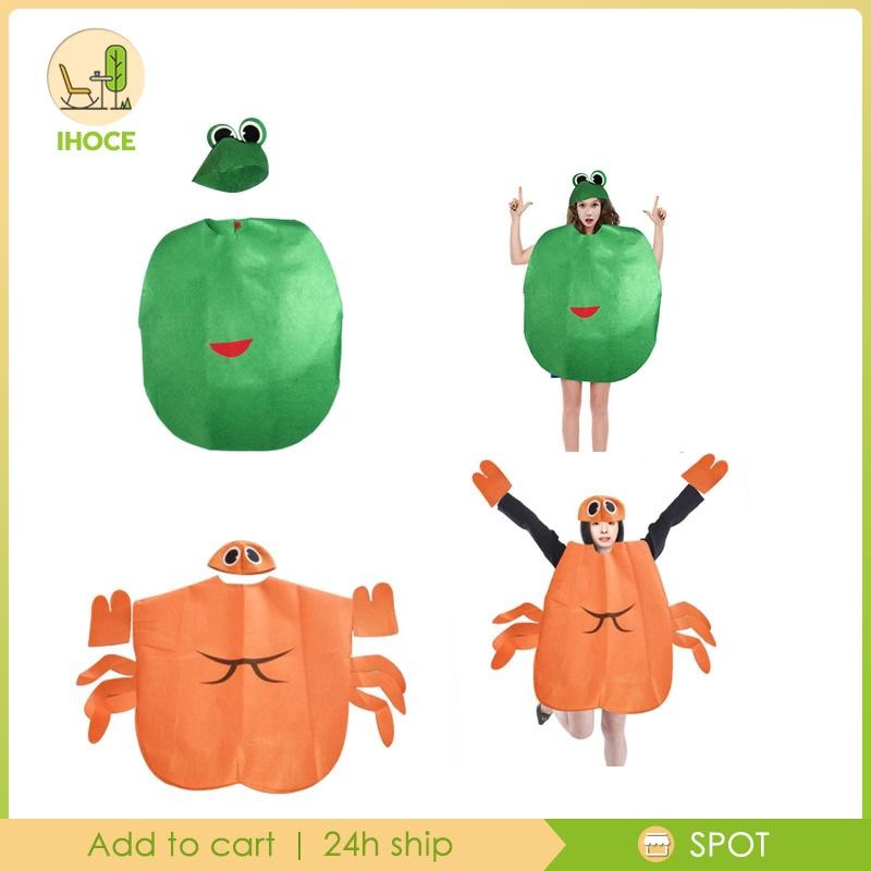 [Ihoce] เครื่องแต่งกายสัตว์ชุดแฟนซีสบายสัตว์แปลกใหม่เครื่องแต่งกายคอสเพลย์ชุดสําหรับการแสดงบนเวทีแกล้งทําเป็นเล่นปาร์ตี้