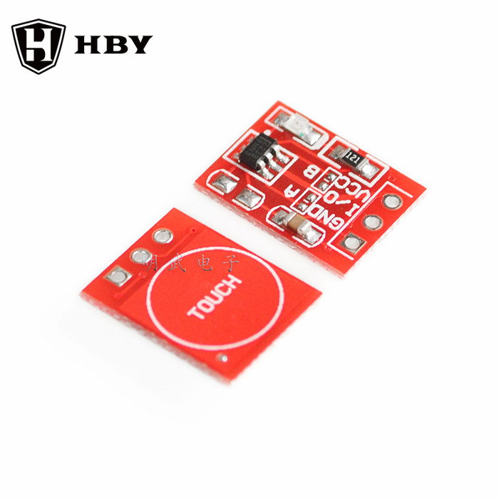 10 ชิ้น Ttp223 โมดูลปุ่มสัมผัส Self-Lock Point Capacitive Switch
