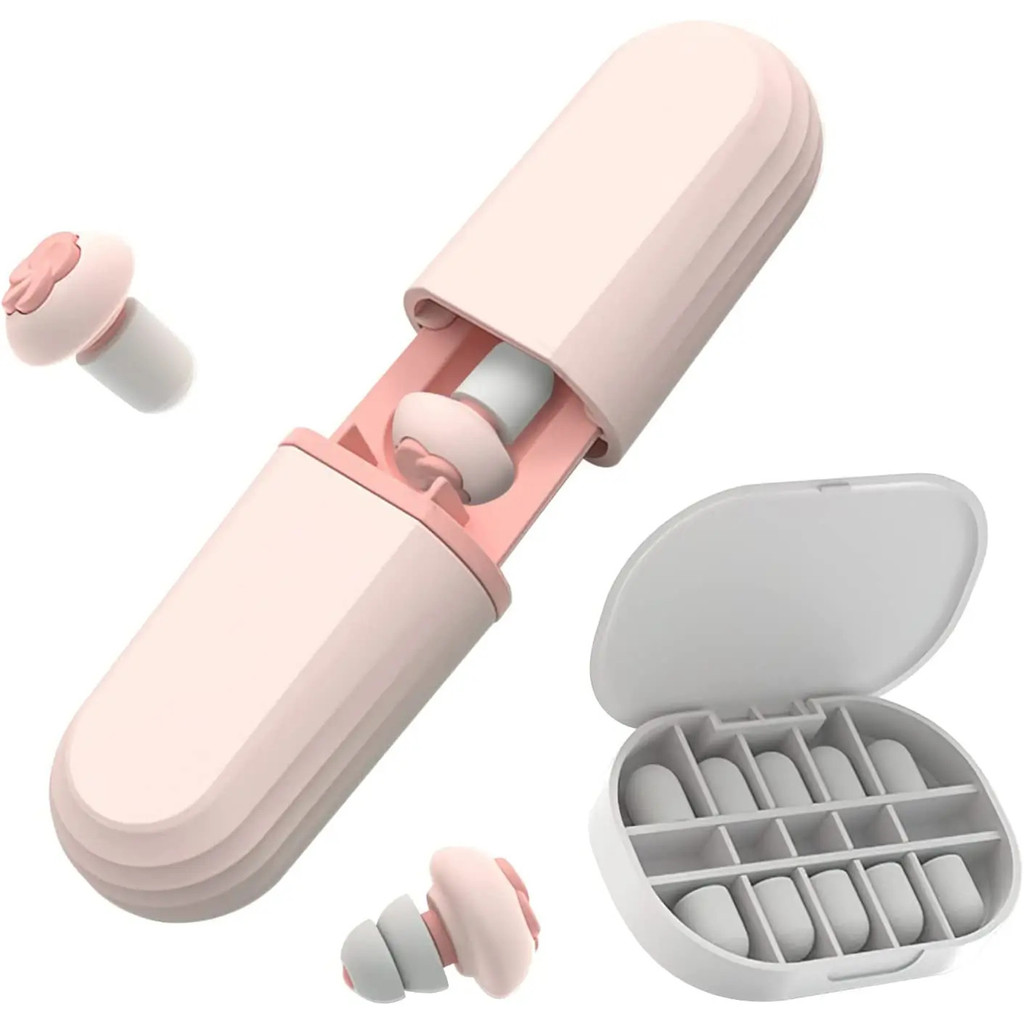 Ear Plugs for Sleeping Noise Cancelling, Silicone Ear Plugs for Noise Reduction, Sleeping & Concert,