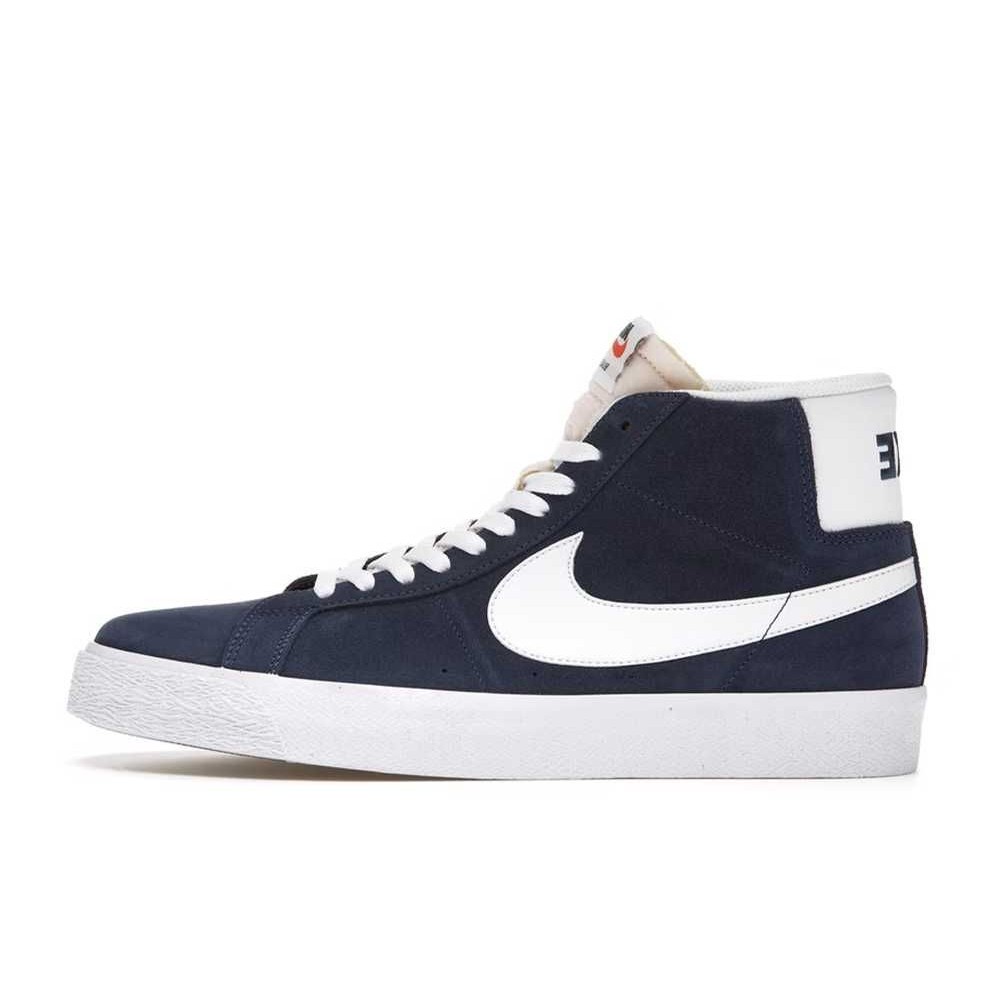 Nike SB Zoom Blazer Mid "Navy White" Sneakers 864349-401 Unused 864349-401