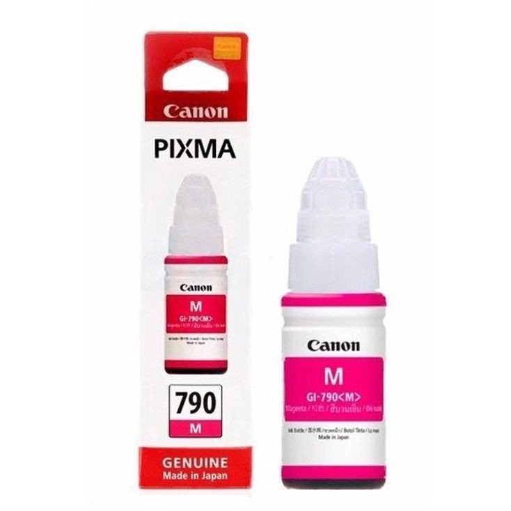 หมึกcanonหมึกเติม(พร้อมกล่อง) CanonGI-790 หมึกเติมแท้ %ใช้กับพริ้นเตอร์อิงค์เจ็ท PixmaG1010G2000G2010G3000G3010G4000/40