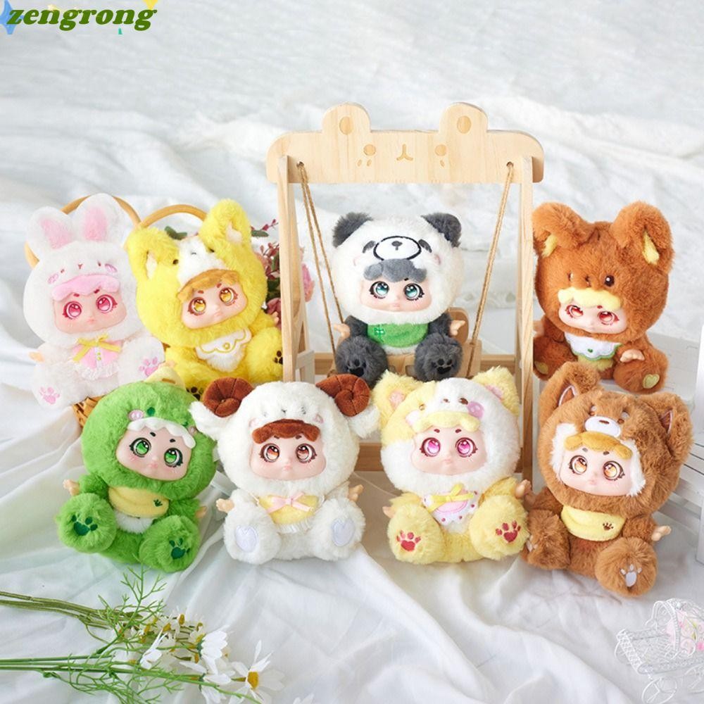 Zengrong Zoo Tour Plush Box,ตุ๊กตาตุ๊กตาสัตว์ตุ๊กตากล่องตาบอดน่ารักตุ๊กตารูปตุ๊กตา,น่ารัก Zoo Tour Zoo Tour ของเล่น