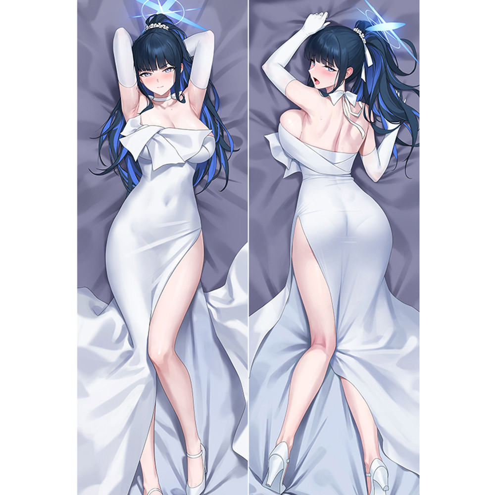 Blue Archive Jomae Saori Dakimakura 2WAY Hing Body Case อะนิเมะหมอนปลอกหมอนอิง