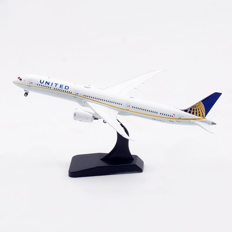 AV 1: 400 United Airlines B787-10 N12003 Landing Rack เครื่องบินรุ่นโลหะผสมที่ถอดออกได้