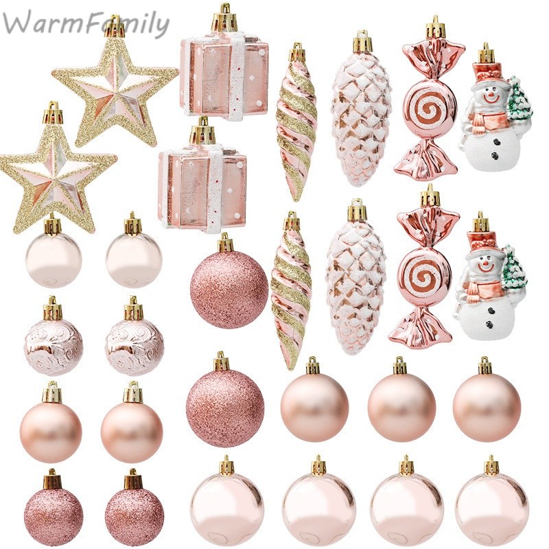 บอลคริสมาส สําหรับแขวนตกแต่งต้นคริสมาส ของคริสมาส 29 ชิ้น คริสมาสต์ christmas decorations ornaments