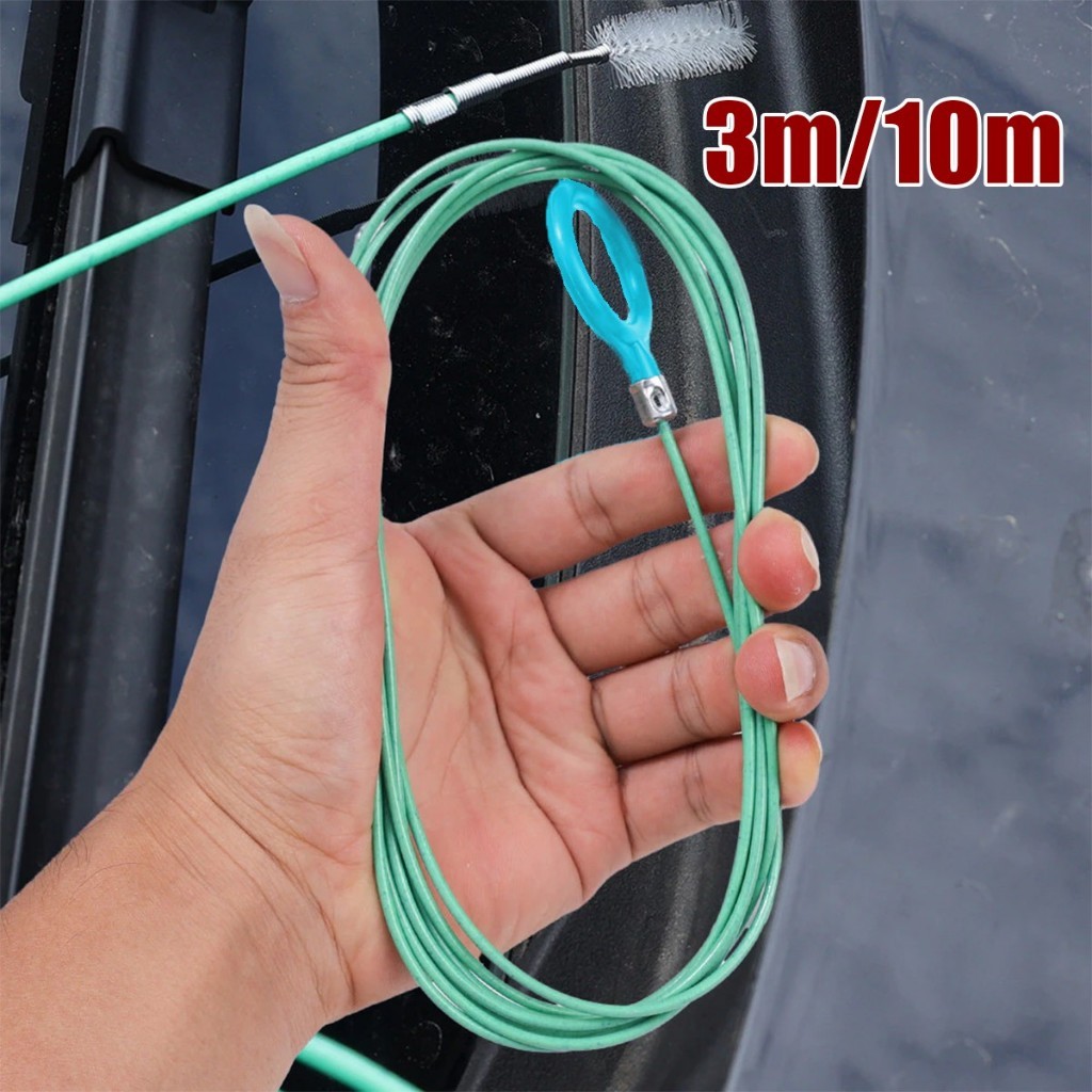 ร้านคนไทย! แปรงขัดทําความสะอาดท่อระบายน้ํารถยนต์ แบบยืดหยุ่น 3 เมตร.10เมตร.ยาวพิเศษ - รูปที่ 4