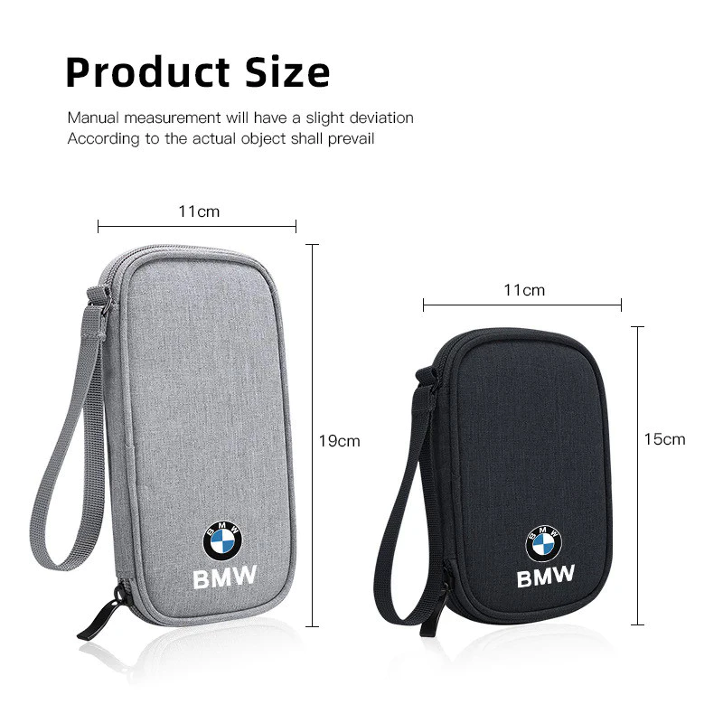 Car Key Pack Auto Driver's License Phone Storage Bag For BMW E46 E90 E60 F30 F10 E39 E36 F20 G30 G20 E87 E92 E91 E30 F11 thumbnail 7
