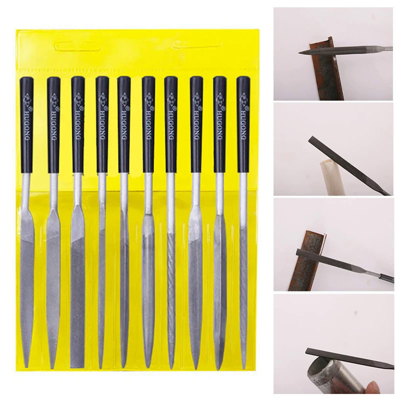 5/10PCS 140mm Needle Files Set Files for Metal Glass Stone Jewelry Wood Carving Craft Woodworking Po