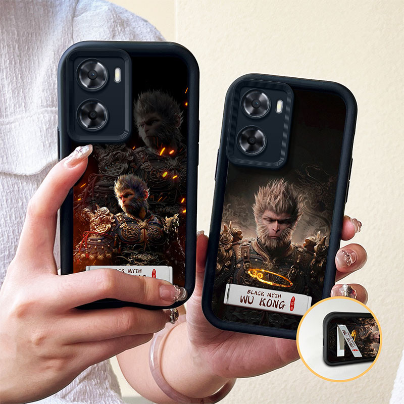 เคส oppo a57 4g เคส  oppo a77 a77s เคสโทรศัพท์สีดําสําหรับเคส