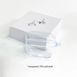 A9pro กรณี TPU โปร่งใส, Anti-Drop โปร่งใส Scilicone ป้องกันรอบทิศทาง 360 องศา, หูฟังไร้สายบลูทูธซิลิโคนพร้อมเชือกเส้นเล็ก Sanrio Carabiner