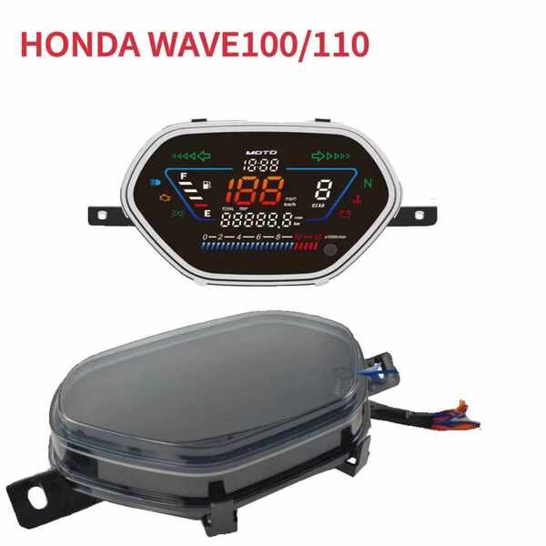 WH125-S Xinfeng WY125-6 Honda WAVE100 Motorcycle Digital Instrument