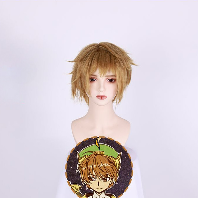 🍀カードキャプターさくら Magic Card Cosplay LI SYAORAN Wig